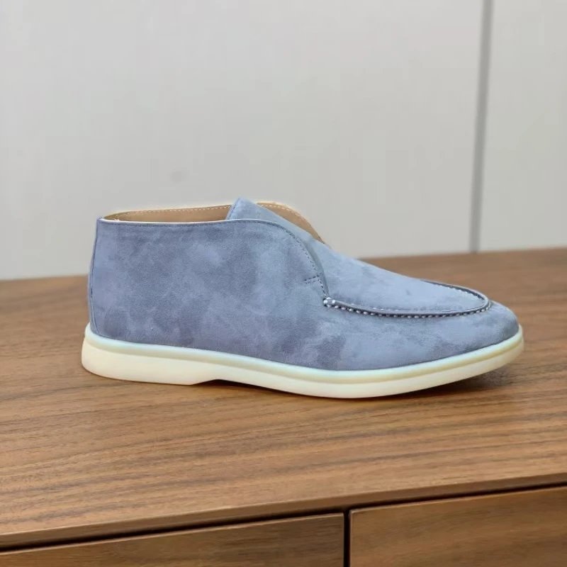 Unbranded Casual Shoes Slip-on moc-toe ankle — 102 gray