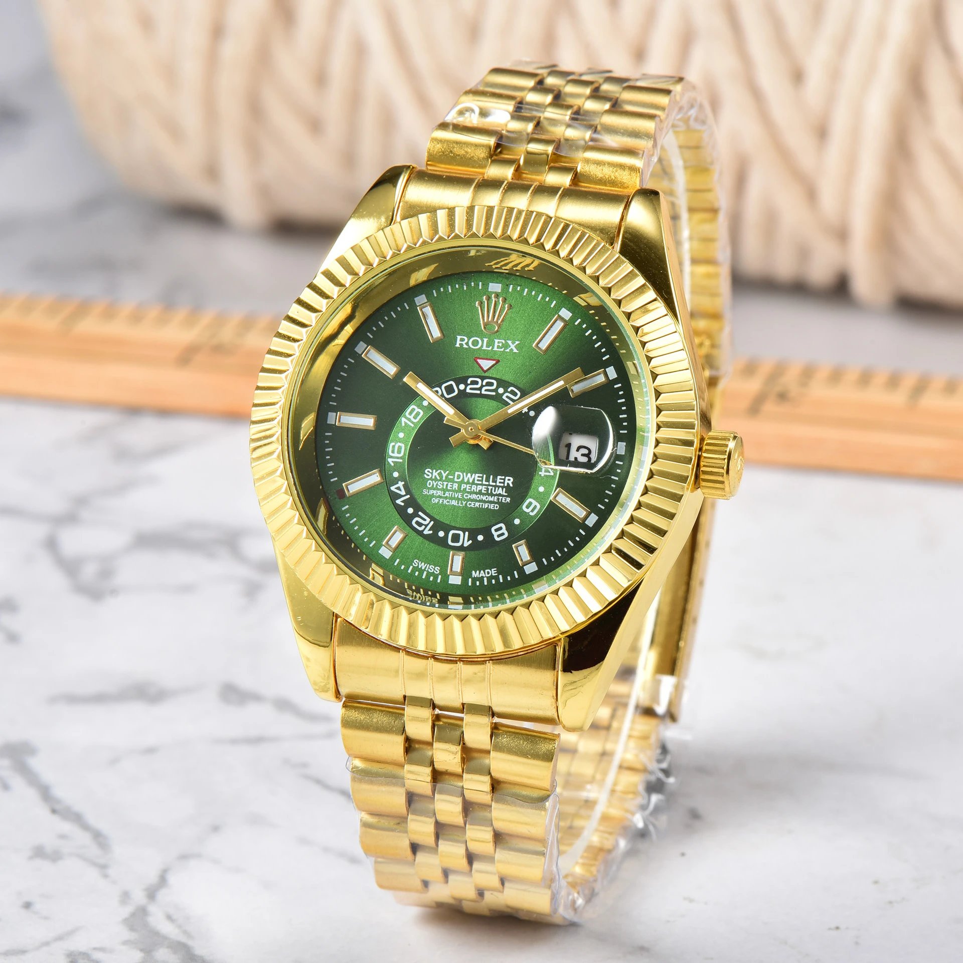 Rolex Watches Sky-Dweller Quartz Watch with Date Window — ty8