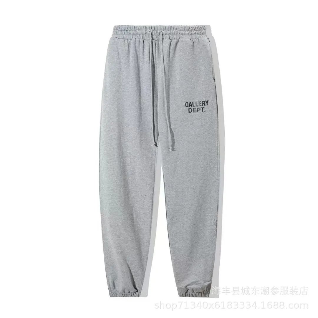 Gallery Dept. Trousers Elastic-Waist Drawstring Sweatpants — d 106 Light gray