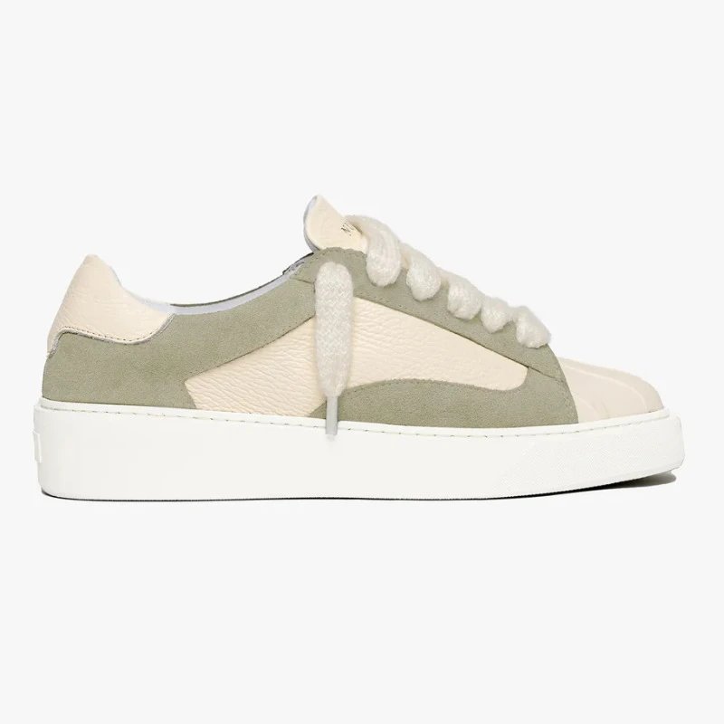 Numeris Sneakers Platform Shell-Toe — Fawn (light brown)