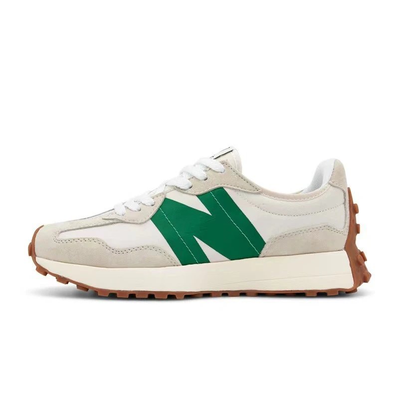 New Balance Sneakers 327 Retro — White and green