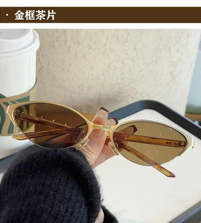 Unbranded Eyewear Narrow Cat-Eye Sunglasses product detail image 13