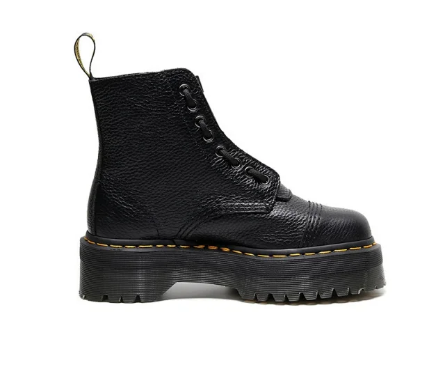 Dr. Martens Boots Platform ankle with front zip and laces product detail image 4