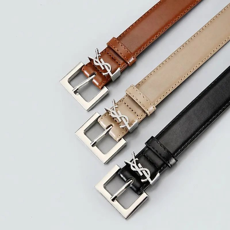 Saint Laurent Belts YSL monogram buckle image 4
