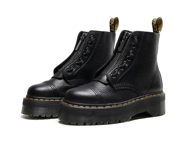 Dr. Martens Boots Platform ankle with front zip and laces product detail image 13