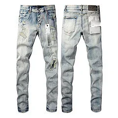 Purpul Jeans Slim distressed paint-splatter product detail image 10