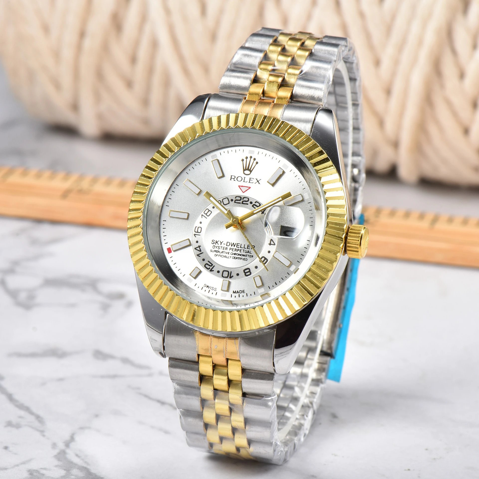 Rolex Watches Sky-Dweller Quartz Watch with Date Window — ty5
