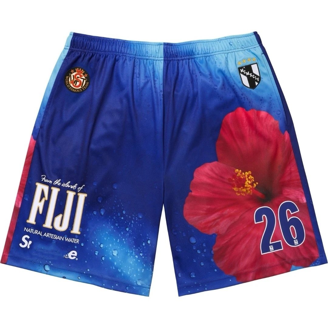 Supreme Matching Sets Fiji Water Soccer Kit — Shorts