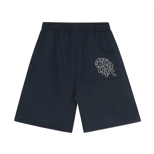Mertra Shorts Contrast-Trim Embroidered Logo product detail image 9