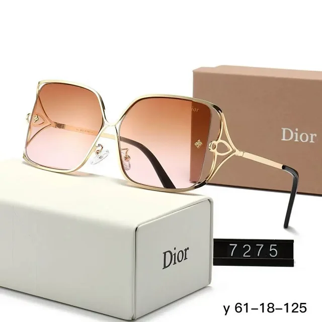Dior Eyewear 7275 oversized square metal-frame sunglasses product detail image 5