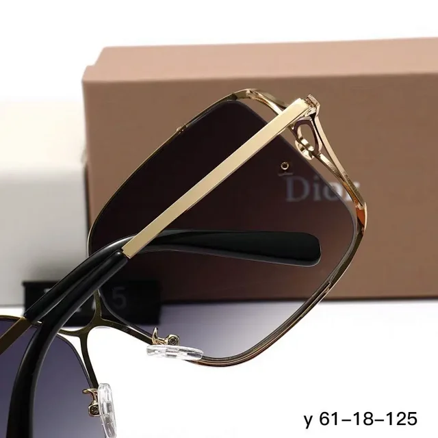 Dior Eyewear 7275 oversized square metal-frame sunglasses product detail image 6