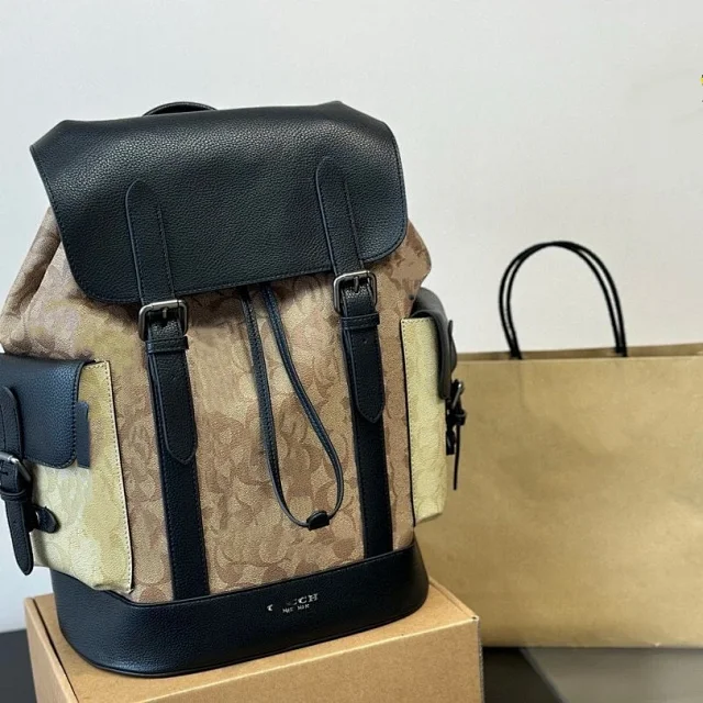 Coach Backpacks Flap Backpack with Side Pockets product detail image 2