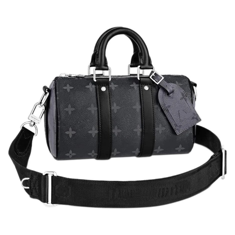 Unbranded Shoulder Bags Mini duffel bag with monogram print and detachable strap image 5