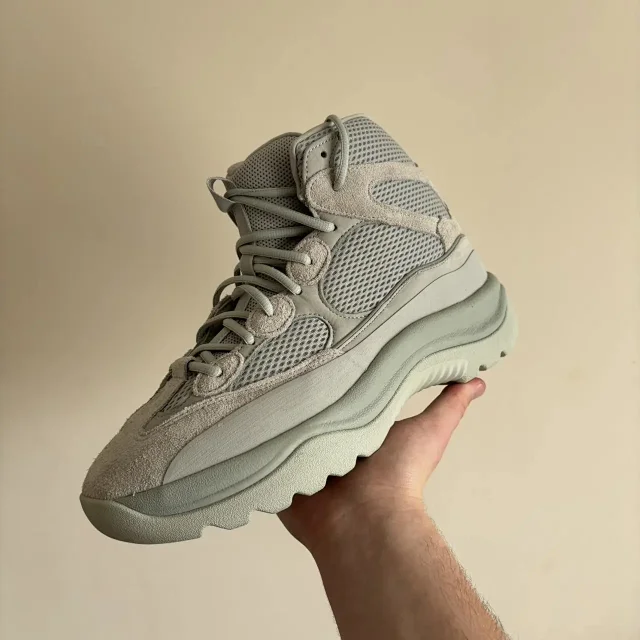 Unbranded Sneakers High-top mesh and suede chunky sole product detail image 4
