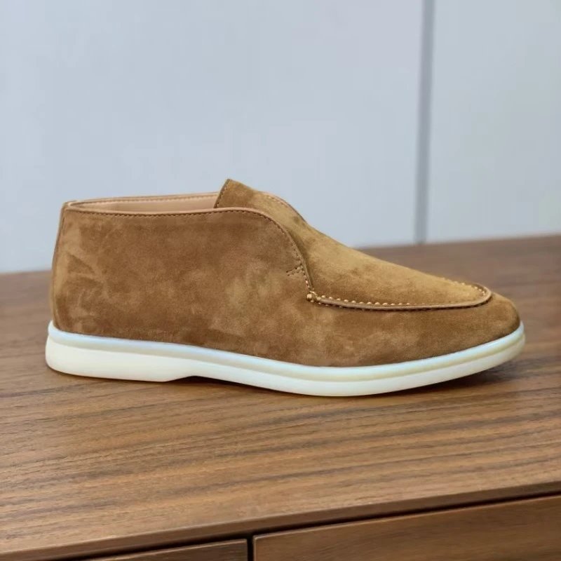 Unbranded Casual Shoes Slip-on moc-toe ankle — Brown