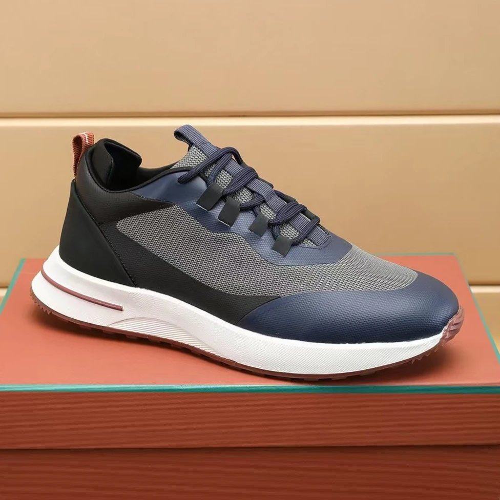 Unbranded Sneakers Mesh Lace-Up with Thick Sole — 2