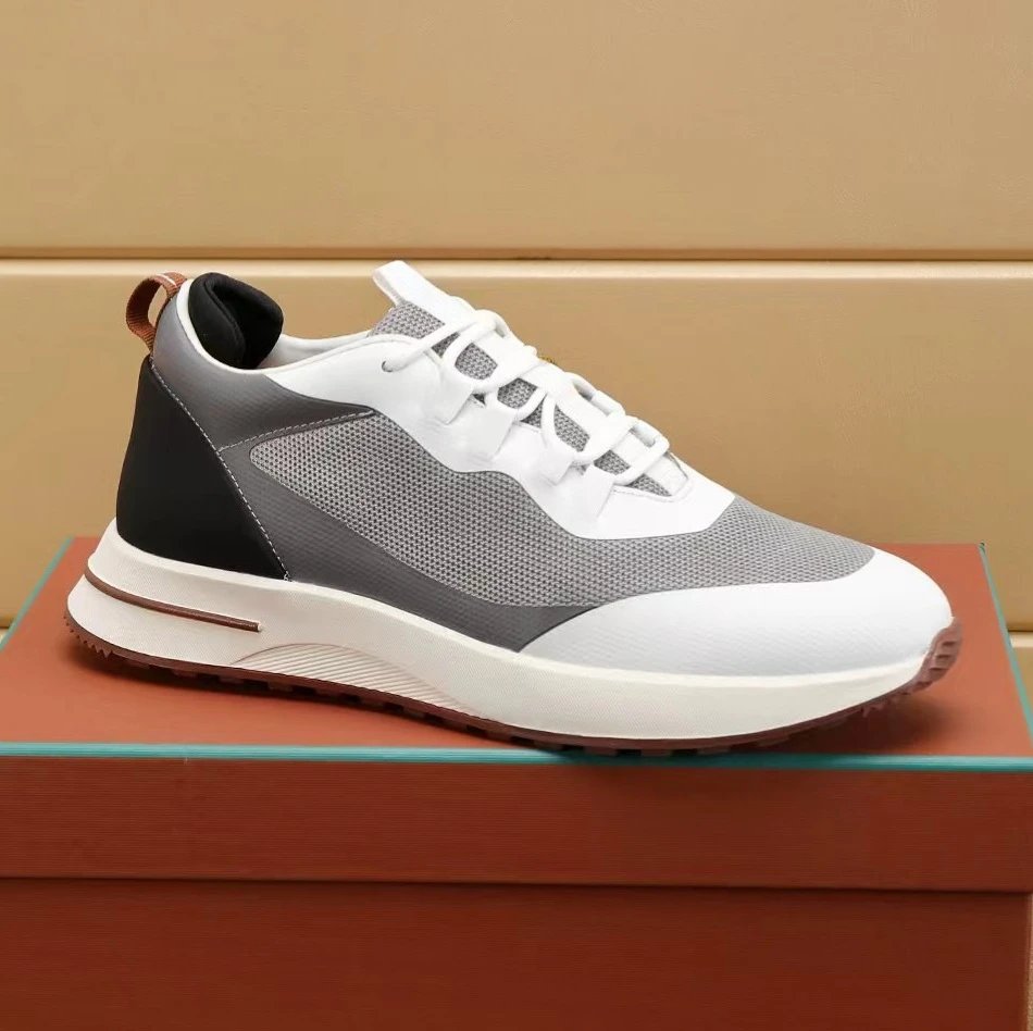 Unbranded Sneakers Mesh Lace-Up with Thick Sole — 4