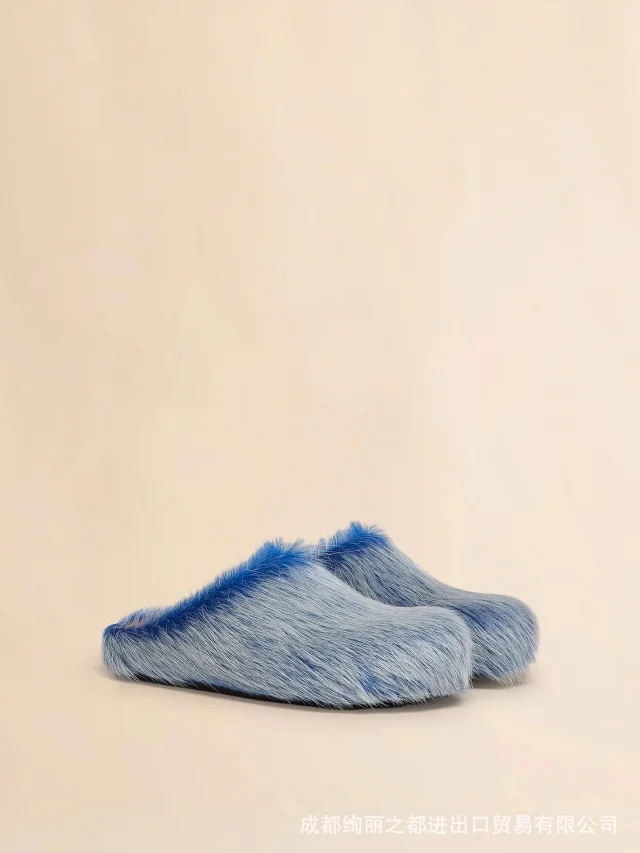 Unbranded Slippers Faux Fur Closed-Toe Mule product detail image 13