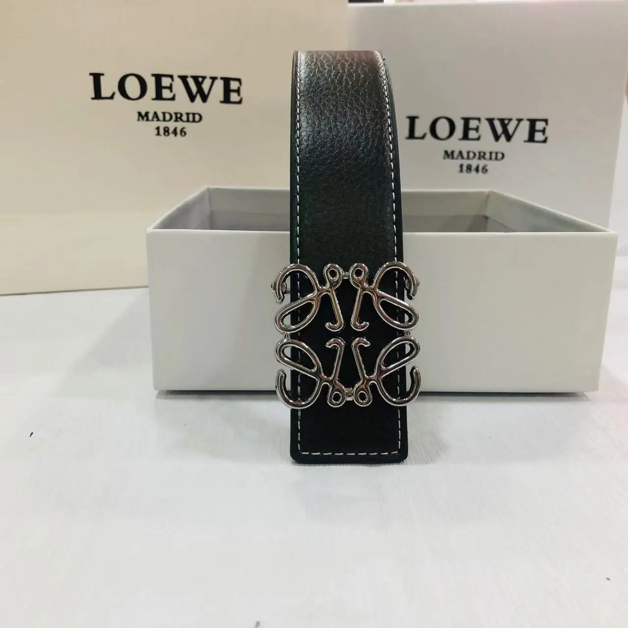 LOEWE Belts Anagram Buckle product image