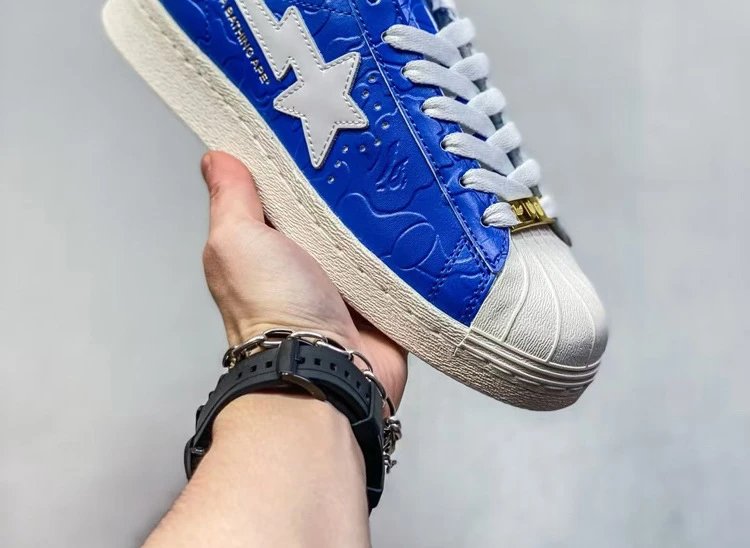 A BATHING APE Sneakers BAPE STA Shell-Toe Star — Blue