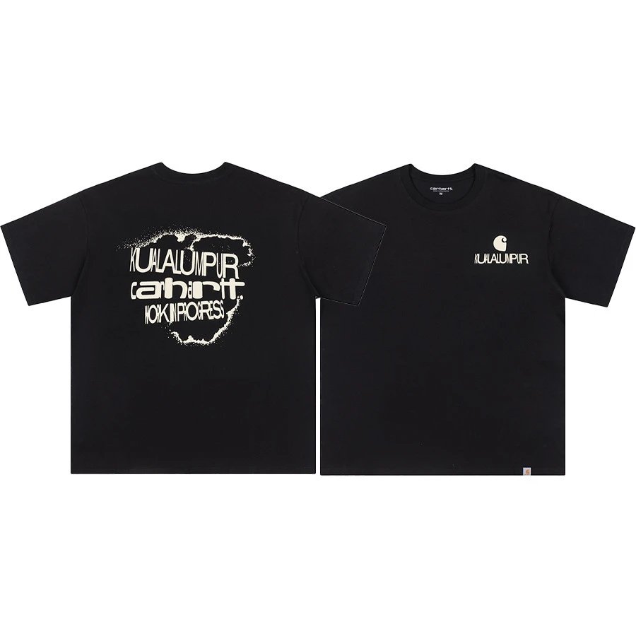 Carhartt T-Shirts Short-Sleeve Pocket T-Shirt with Logo Patch — 22 black