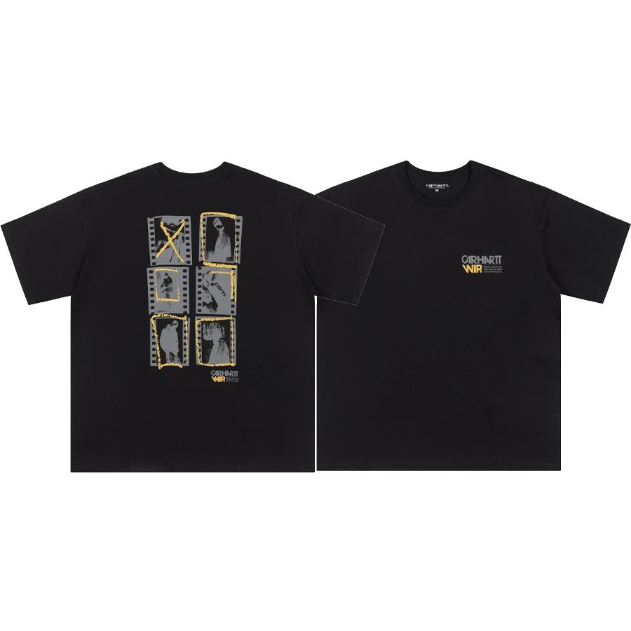 Carhartt T-Shirts Short-Sleeve Pocket T-Shirt with Logo Patch — 23 black