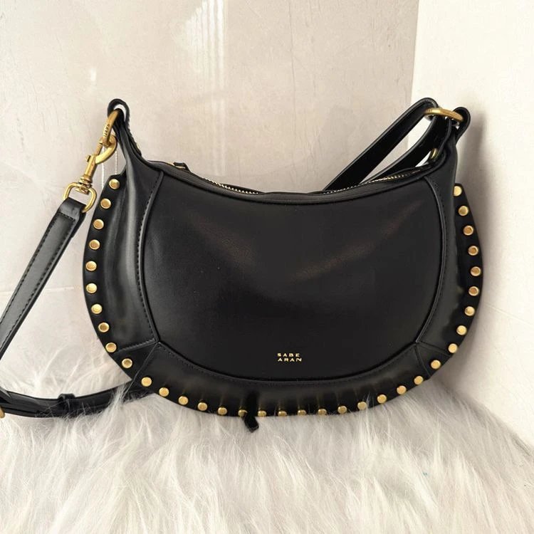 Sabe Aran Shoulder Bags Studded Half-Moon Bag image 2