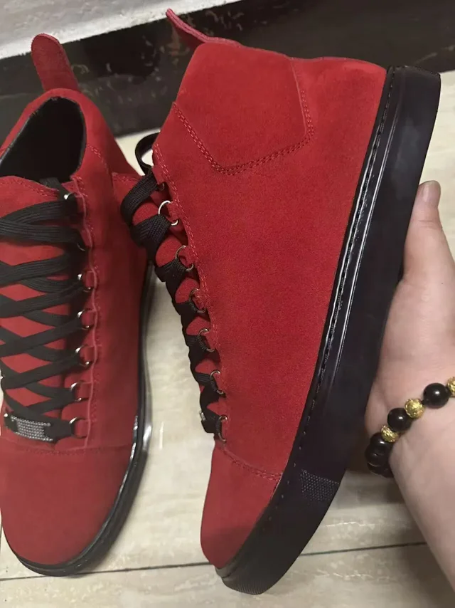 Unbranded Sneakers High-Top Lace-Up with Metal Eyelets product detail image 9