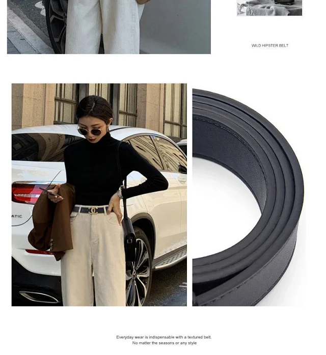 Chanel Belts Rhinestone Interlocking CC Buckle product detail image 16