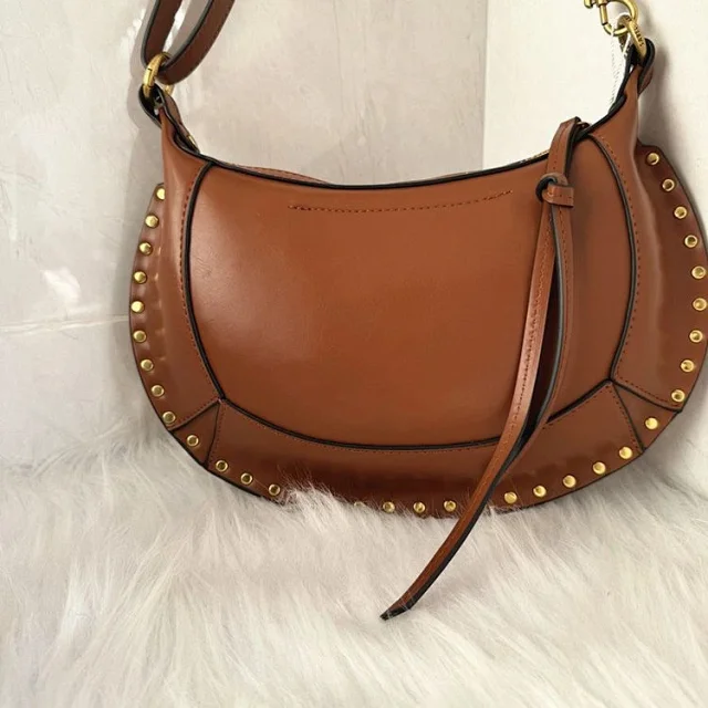 Sabe Aran Shoulder Bags Studded Half-Moon Bag product detail image 6