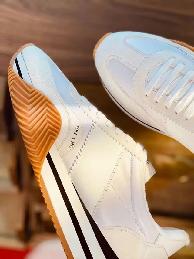 Unbranded Sneakers Low-top lace-up with striped platform soles product detail image 7