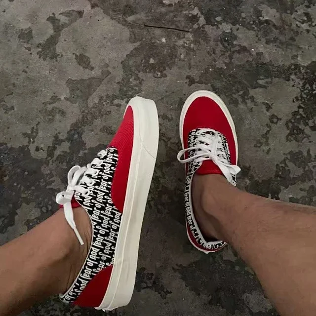 Vans Sneakers Fear of God Logo Print Low-Top Canvas product detail image 2