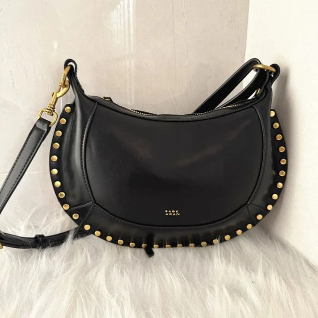 Sabe Aran Shoulder Bags Studded Half-Moon Bag product detail image 1