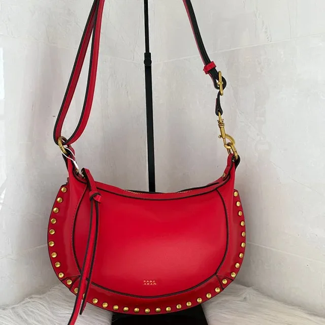 Sabe Aran Shoulder Bags Studded Half-Moon Bag product detail image 12