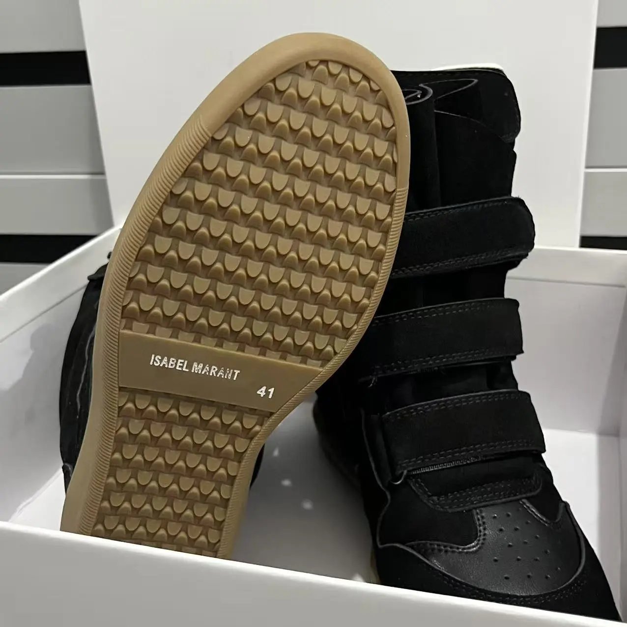 Isabel Marant Sneakers Bekett Hidden-Wedge High-Top with Hook-and-Loop Straps image 4