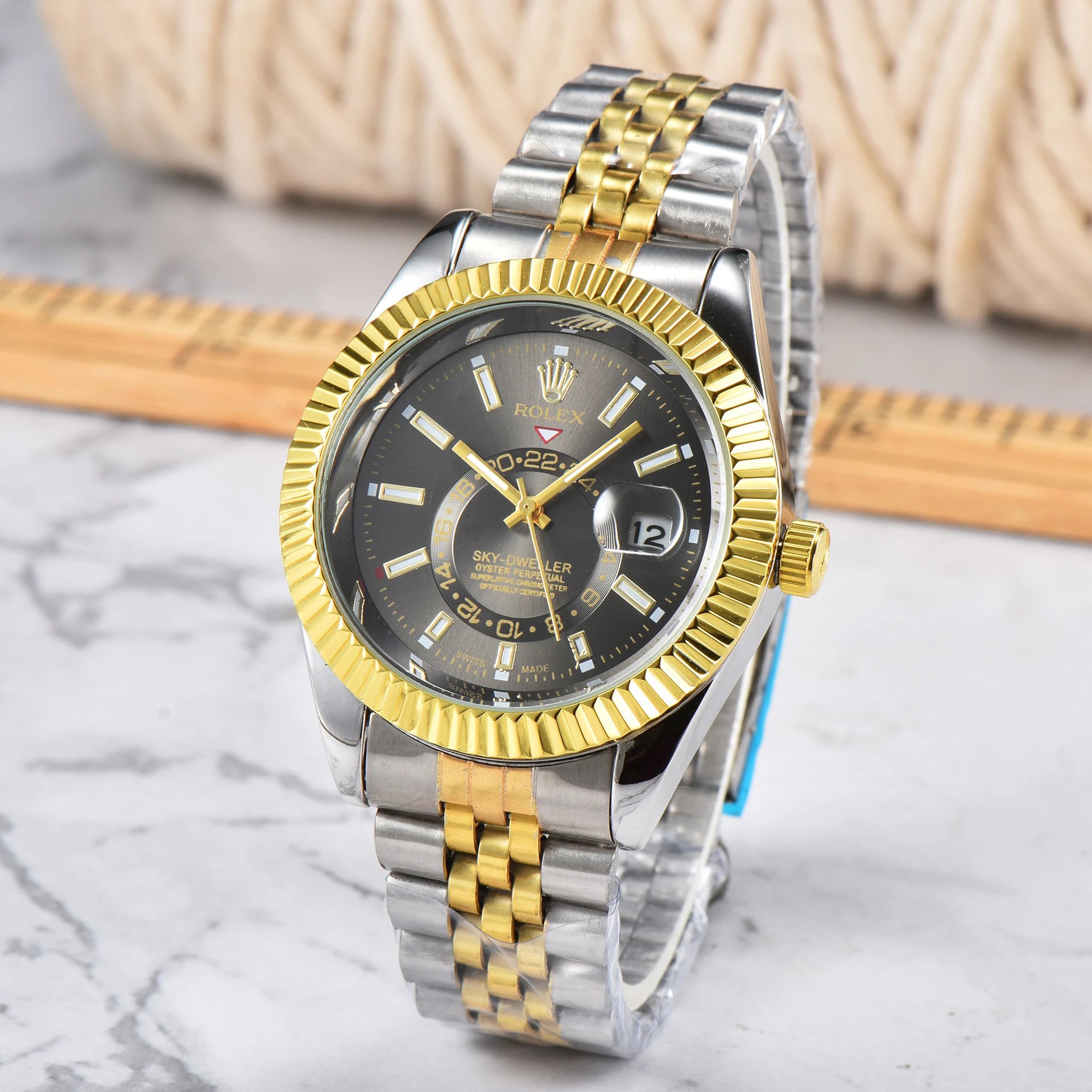 Rolex Watches Sky-Dweller Quartz Watch with Date Window image 4
