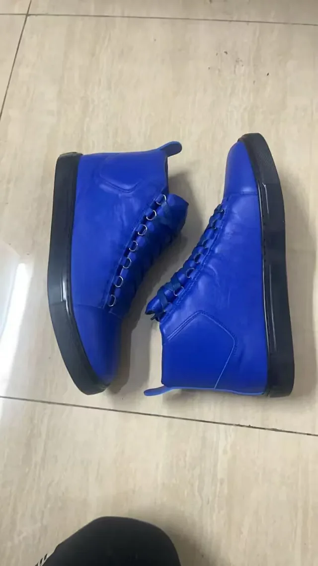 Unbranded Sneakers High-Top Lace-Up with Metal Eyelets product detail image 8