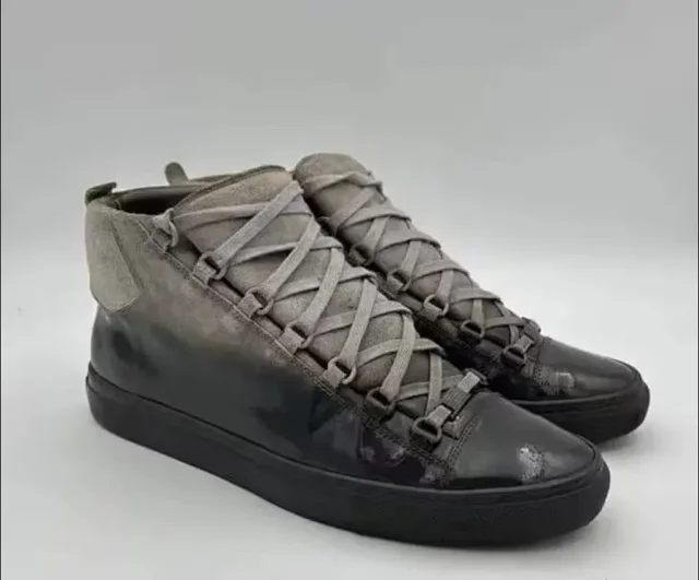 Unbranded Sneakers High-Top Lace-Up with Metal Eyelets product detail image 7