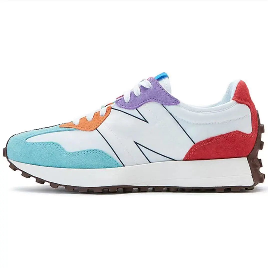 New Balance Sneakers 327 Retro — Rainbow patchwork
