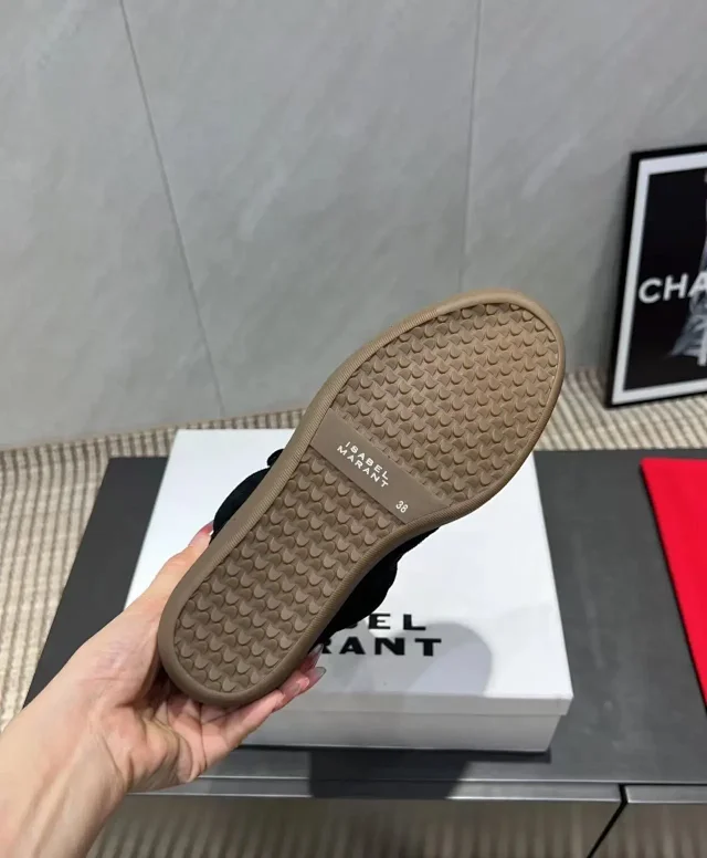 Isabel Marant Sneakers Bekett Hidden-Wedge High-Top with Hook-and-Loop Straps product detail image 14