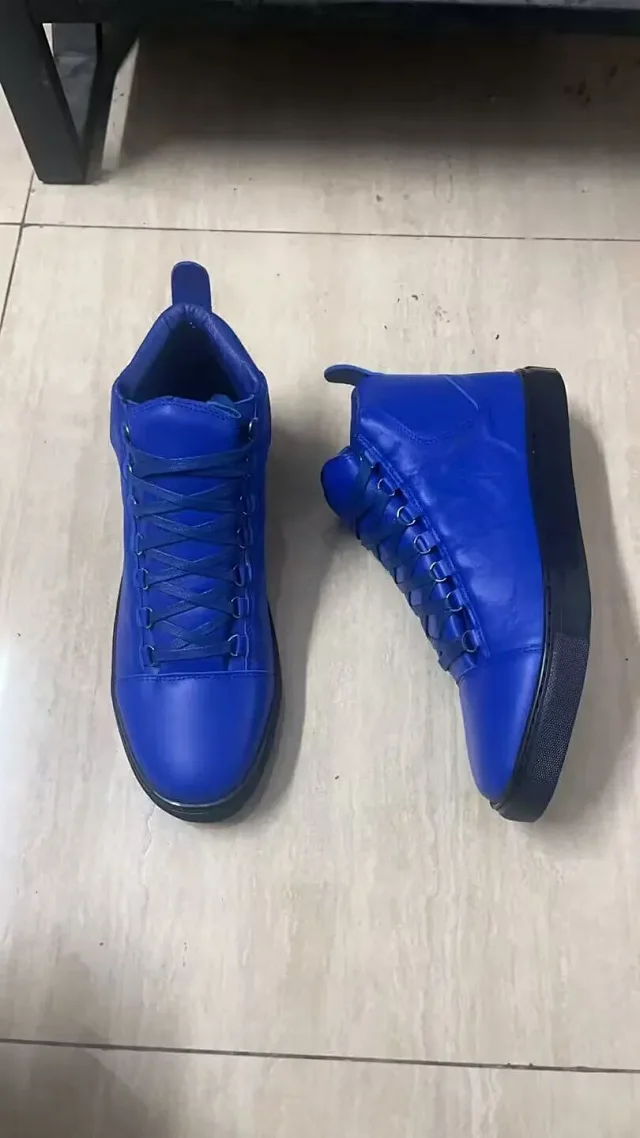 Unbranded Sneakers High-Top Lace-Up with Metal Eyelets product detail image 4