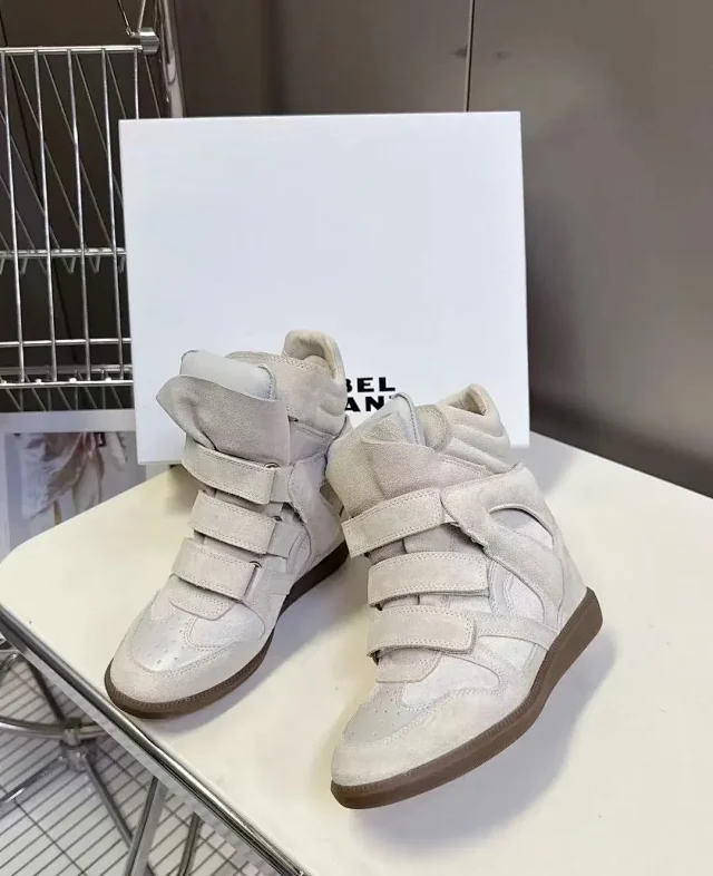 Isabel Marant Sneakers Bekett Hidden-Wedge High-Top with Hook-and-Loop Straps product detail image 15