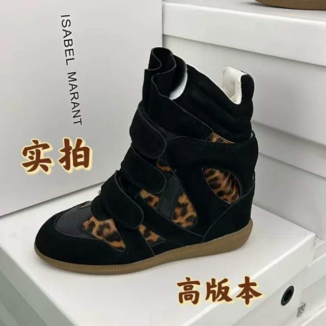 Isabel Marant Sneakers Bekett Hidden-Wedge High-Top with Hook-and-Loop Straps product detail image 30