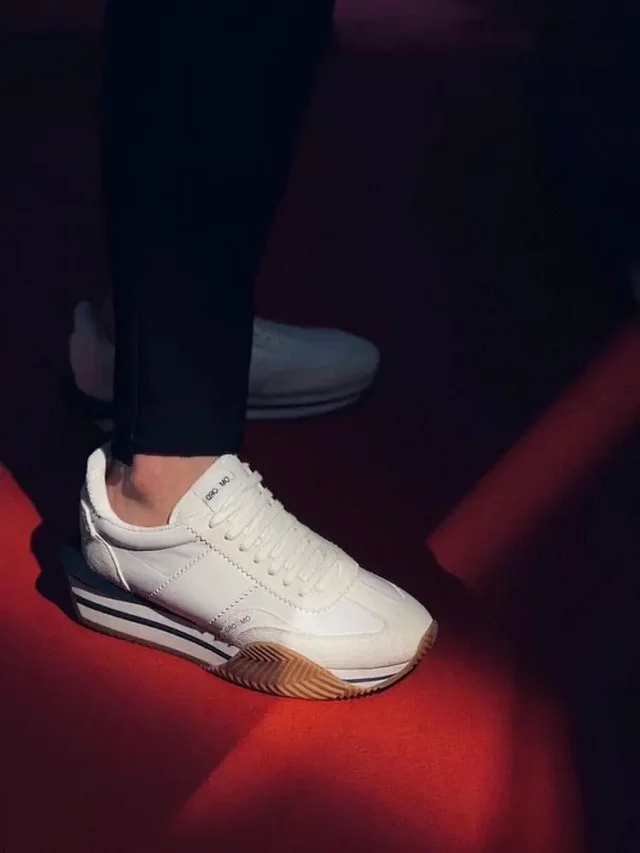 Unbranded Sneakers Low-top lace-up with striped platform soles product detail image 3