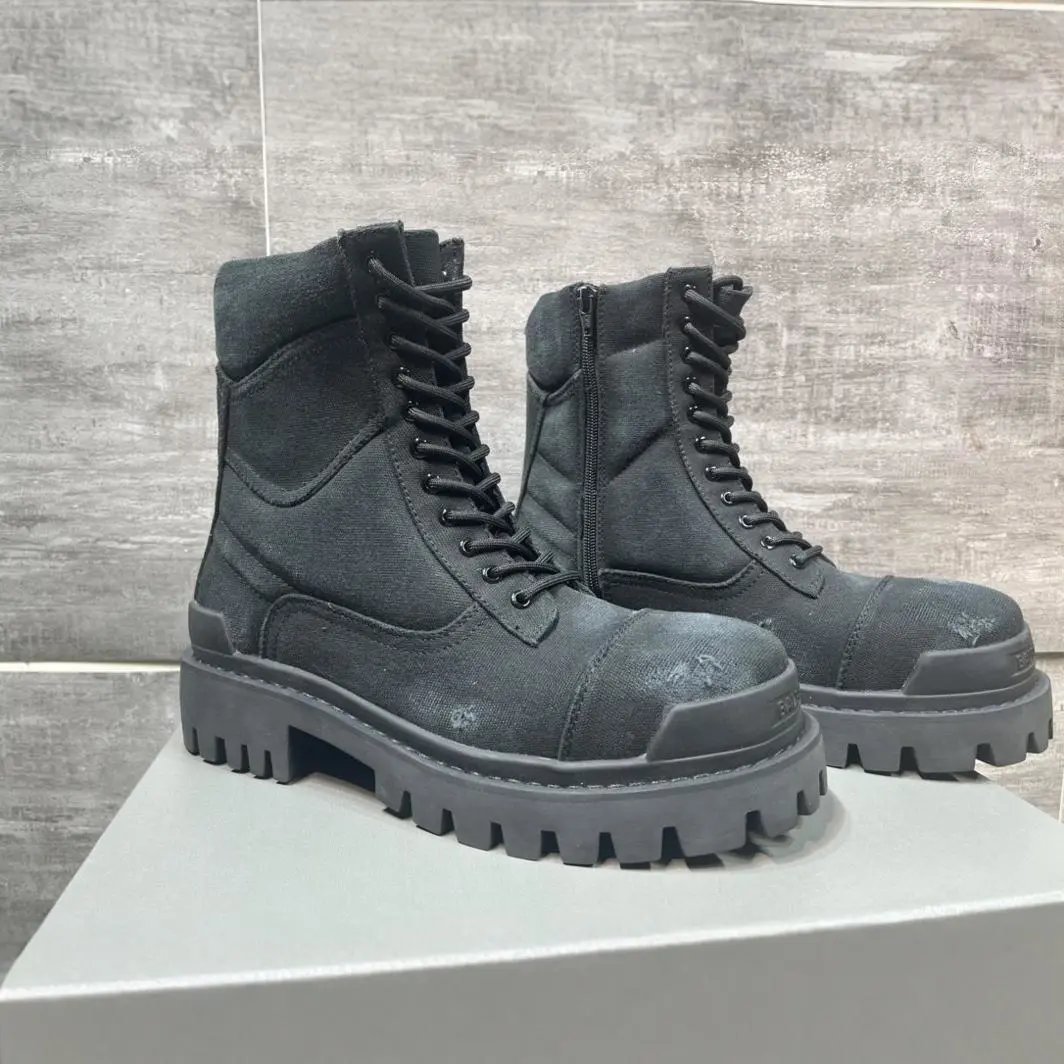 Unbranded Boots Lace-Up Ankle with Lug Soles image 3