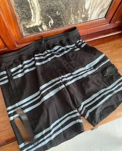 Unbranded Shorts Striped drawstring cargo product detail image 3