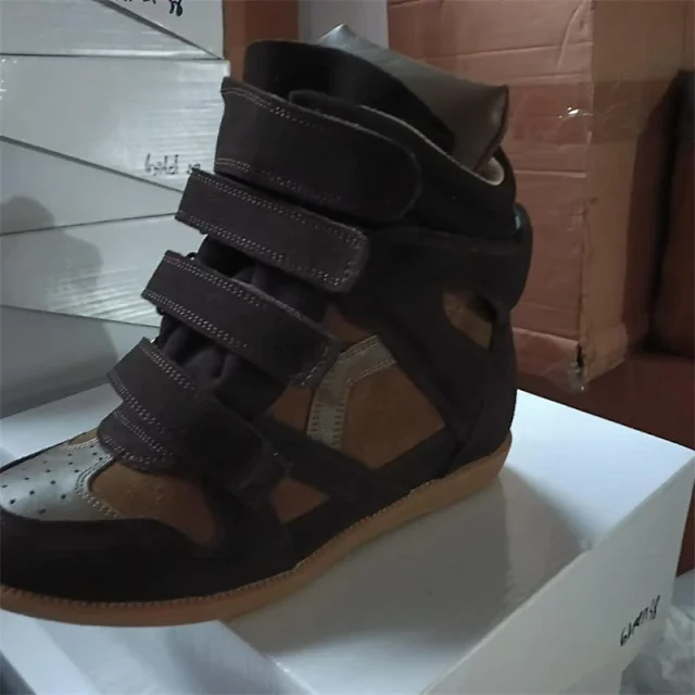 Isabel Marant Sneakers Bekett Hidden-Wedge High-Top Strap product detail image 14