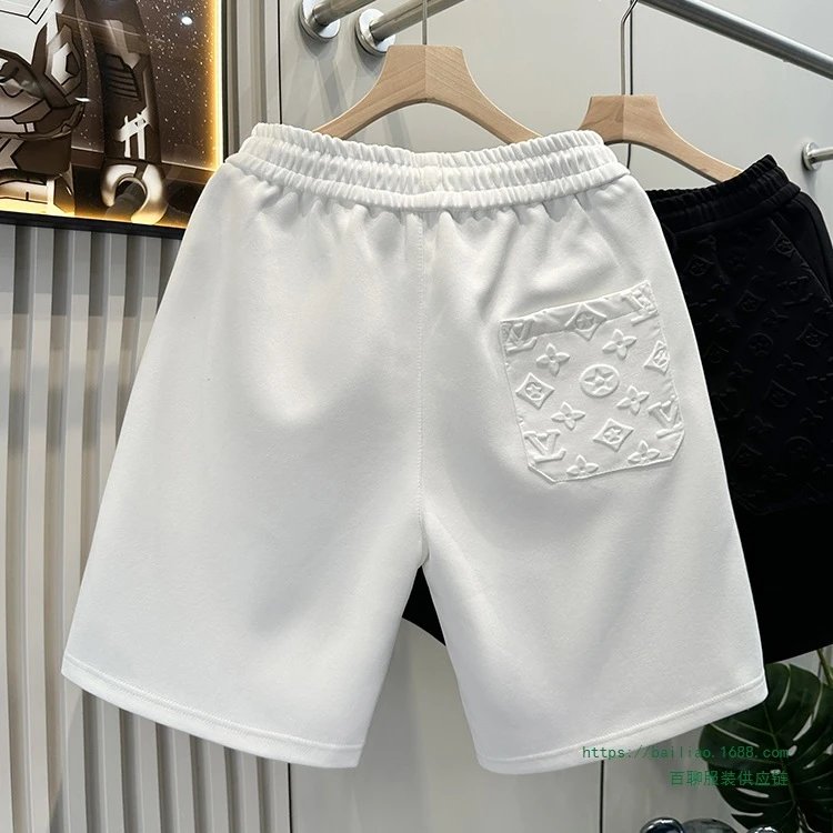 Louis Vuitton Shorts Embossed Monogram Pocket Drawstring image 3
