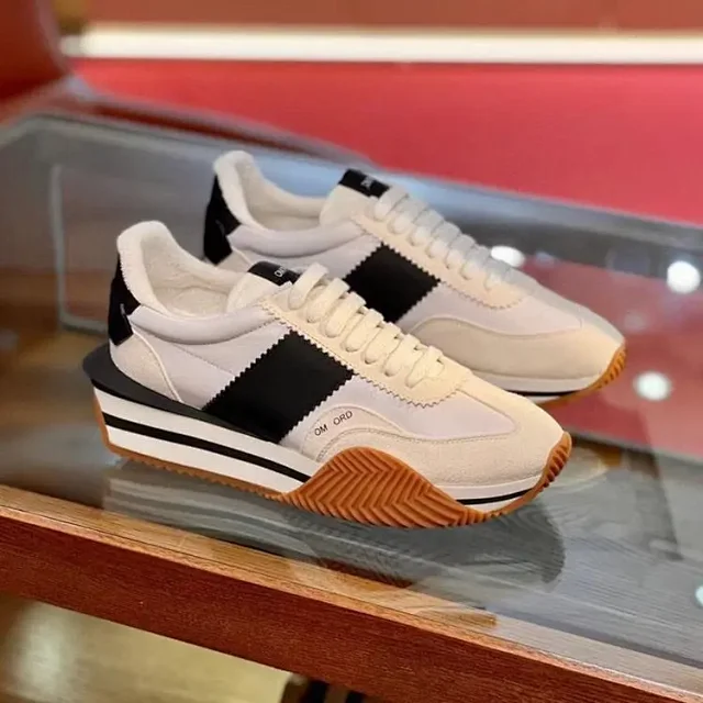 Unbranded Sneakers Low-top lace-up with striped platform soles product detail image 19
