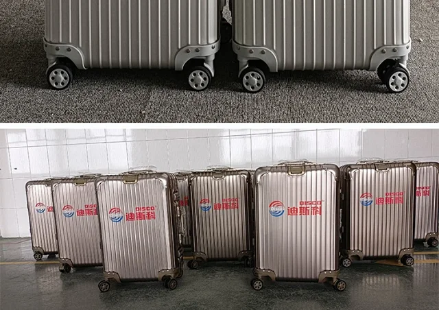 Unbranded Travel Bags Hard-shell ribbed spinner trolley suitcase product detail image 9